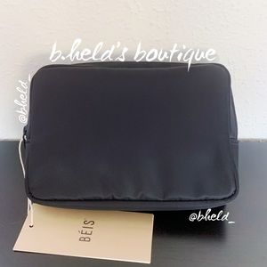 BÉIS The Belt Bag in Black Neutral Brand New NWT